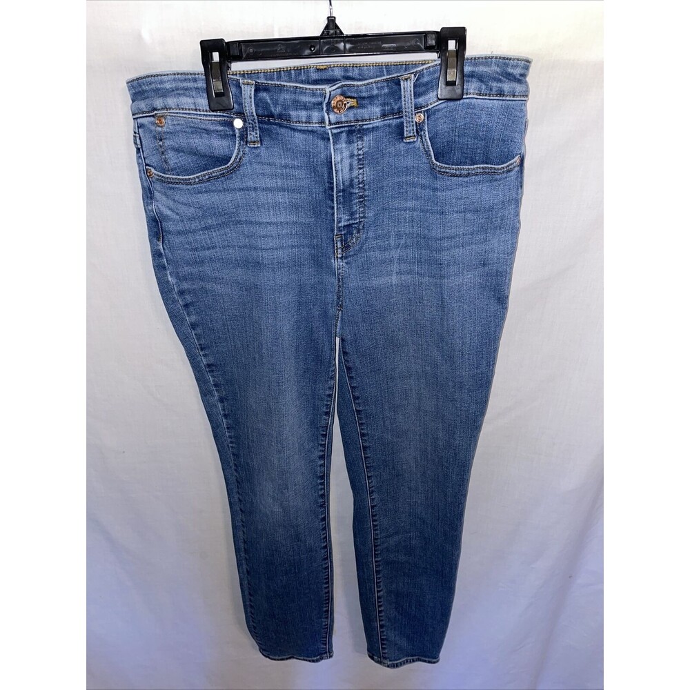 Talbots Flawless Jeans Women’s Size 6 Blue Straight Cowgirl Rodeo Skinny Ankle